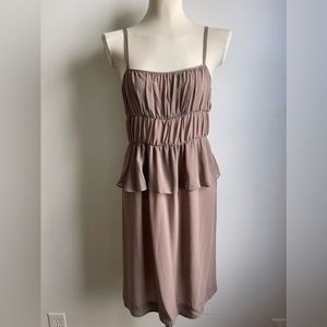 NWT Anthropologie Moulinette Soeurs Susannah 100% Silk Sleeveless Dress Peplum 6